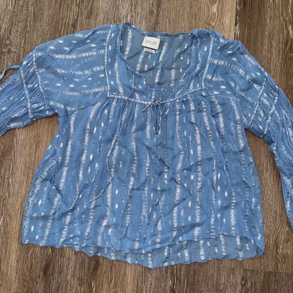 Saylor Poets Blouse S - Picture 1 of 6